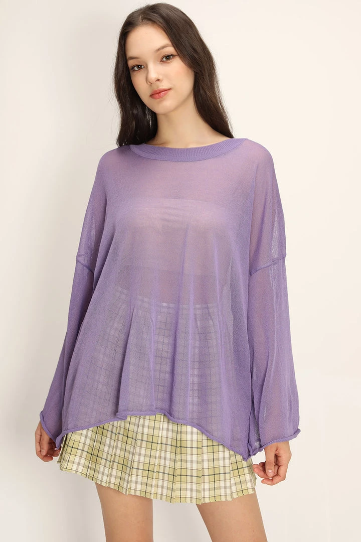 STORETS CLOTHING Paola See-thru Knitted Top