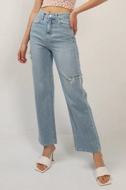 STORETS Norah Slash Side Jeans