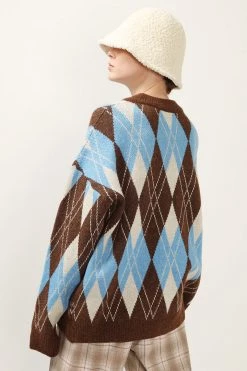 STORETS CLOTHING Avery Argyle Sweater