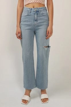 STORETS Norah Slash Side Jeans