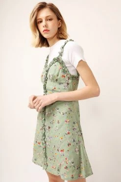 STORETS Mia Ruffle Trim Floral Dress CLOTHING