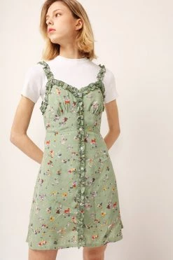 STORETS Mia Ruffle Trim Floral Dress CLOTHING