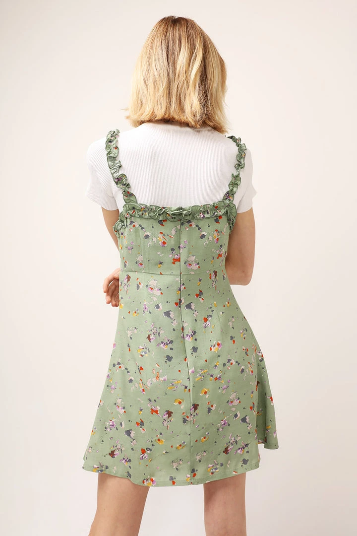 STORETS Mia Ruffle Trim Floral Dress CLOTHING