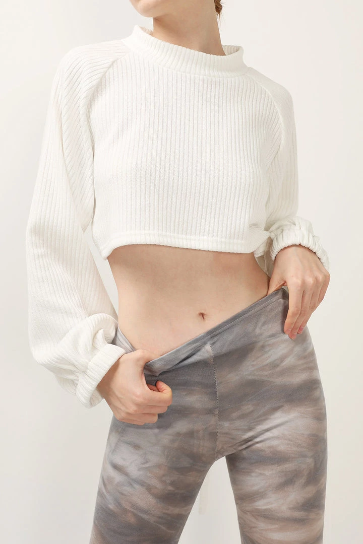 STORETS SALE Terry Open Back Crop Top