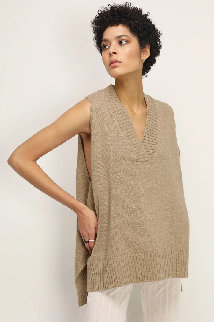 STORETS Lyla Oversized Knit Vest