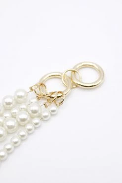 STORETS Faux Pearl Beaded Bracelet ACCESSORIES
