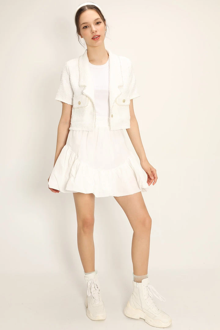 STORETS Noor Tweed Cropped Jacket CLOTHING