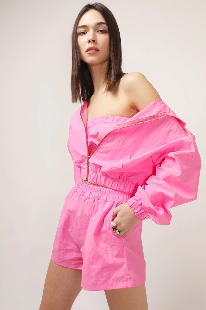 STORETS Katalina Zip-up Crop Hoodie