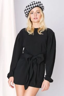 STORETS SALE CLOTHING Blake Gathered Sash Romper-2 Colors