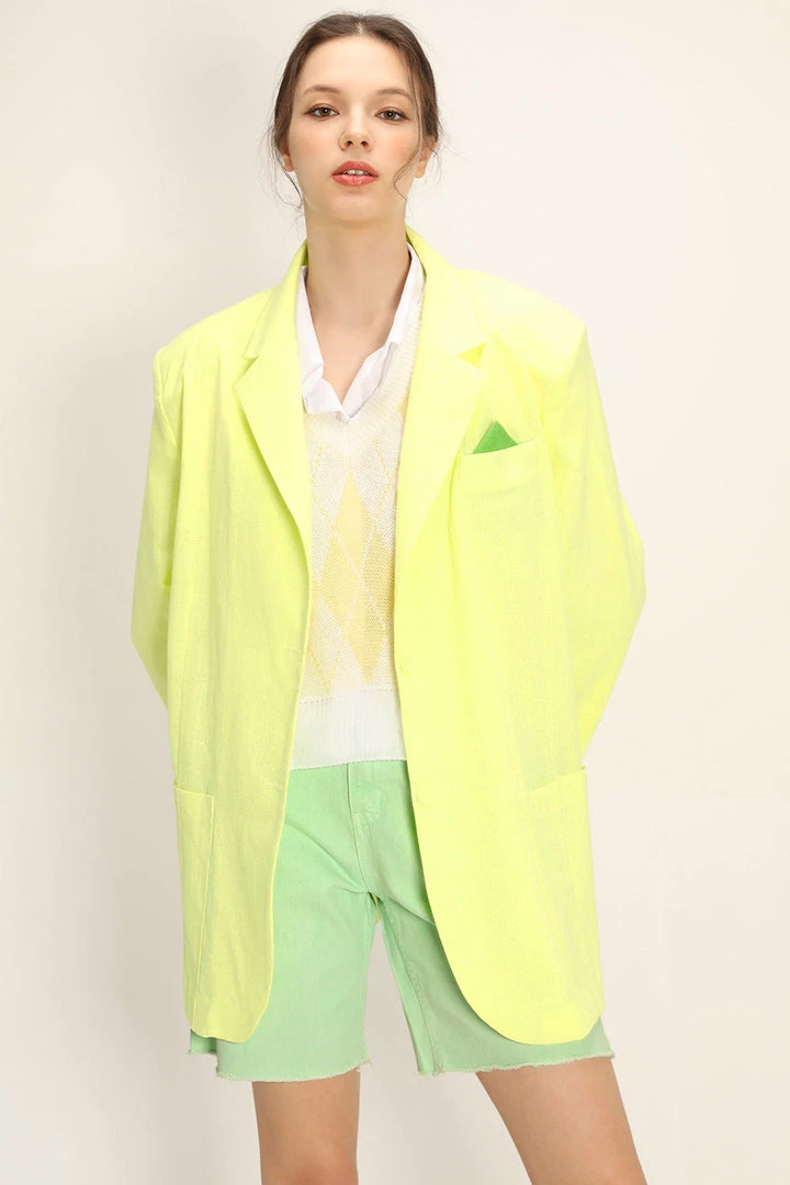 STORETS Influencer OUTERWEARS Brianna Oversized Handkerchief Blazer