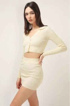 STORETS CLOTHING Dayana Knit Top And Skirt Set