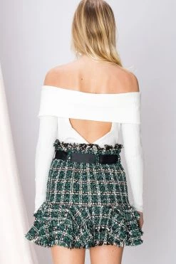 STORETS SALE Mira Snug Off The Shoulder Top-2 Colors CLOTHING