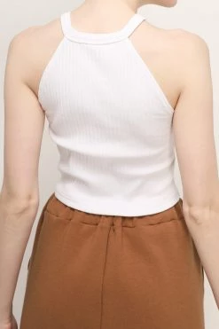 STORETS SALE Zuri Ribbed Halter Neck Top CLOTHING