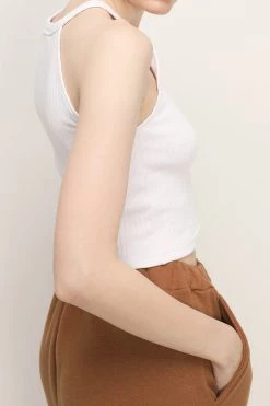 STORETS SALE Zuri Ribbed Halter Neck Top CLOTHING