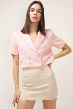 STORETS Johanna Tweed Double Breasted Jacket