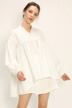 STORETS Landry Pleated Blouse CLOTHING