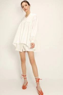 STORETS Landry Pleated Blouse CLOTHING