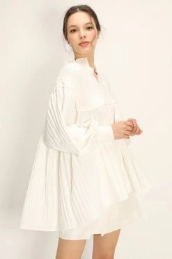 STORETS Landry Pleated Blouse CLOTHING