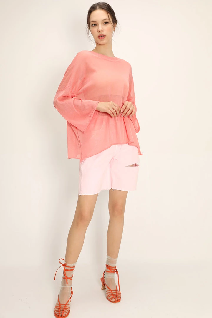 STORETS Paola See-thru Knitted Top