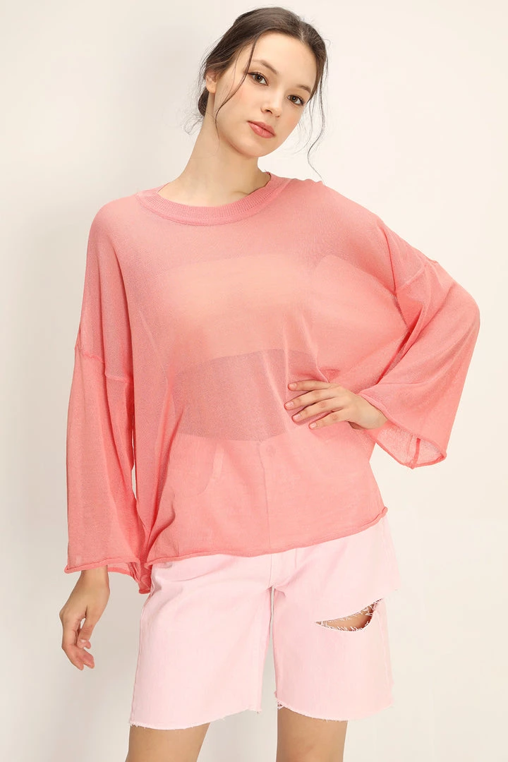 STORETS Paola See-thru Knitted Top