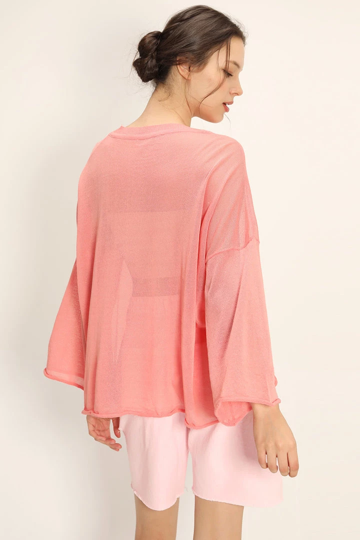 STORETS Paola See-thru Knitted Top