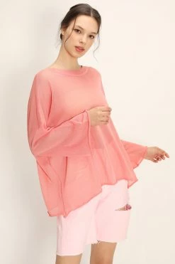 STORETS CLOTHING Paola See-thru Knitted Top