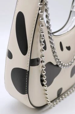 STORETS ACCESSORIES Cow Printed Hobo Bag