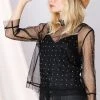 STORETS SALE Dayna Layered Dot Blouse CLOTHING