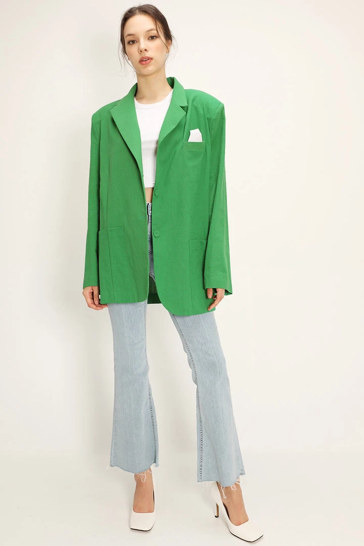 STORETS Influencer Brianna Oversized Handkerchief Blazer