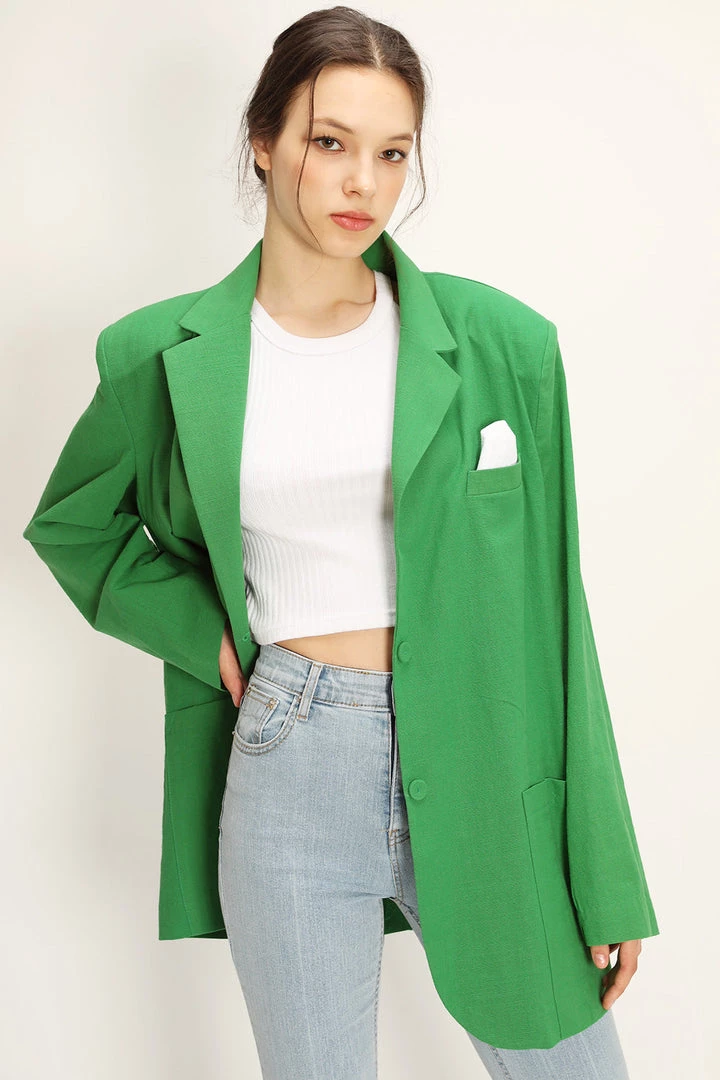 STORETS Influencer OUTERWEARS Brianna Oversized Handkerchief Blazer