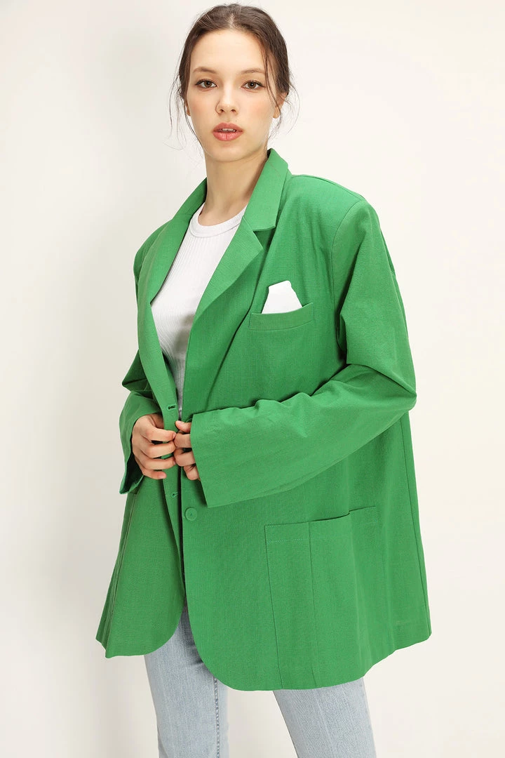 STORETS Influencer Brianna Oversized Handkerchief Blazer