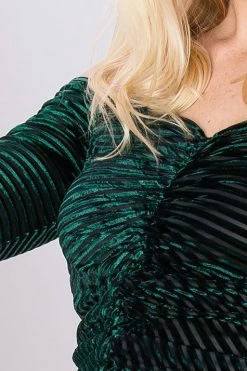 STORETS SALE CLOTHING Minnie Striped Off The Shoulder Top-2 Colors