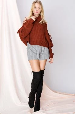 STORETS SALE CLOTHING Delan Tartan Pants With Self Tie