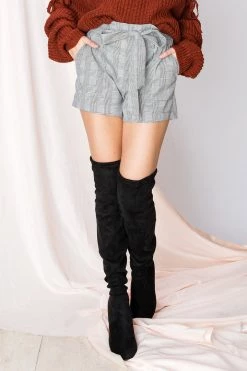 STORETS SALE CLOTHING Delan Tartan Pants With Self Tie