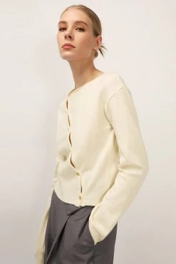 STORETS CLOTHING Briar Diagonal Button Up Cardigan