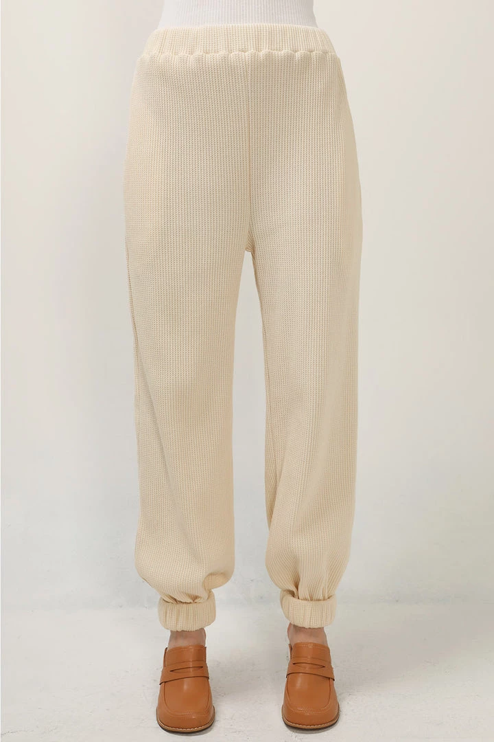 STORETS SALE CLOTHING Hannah Ribbed Cuffed Joggers