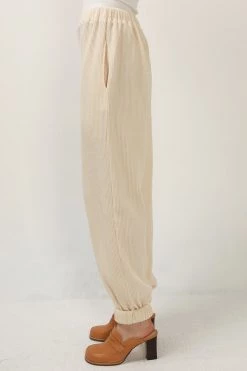 STORETS SALE CLOTHING Hannah Ribbed Cuffed Joggers