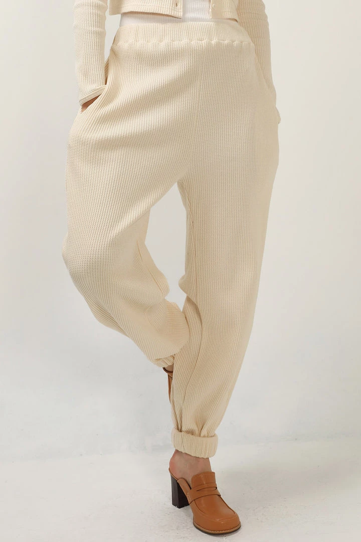 STORETS SALE CLOTHING Hannah Ribbed Cuffed Joggers