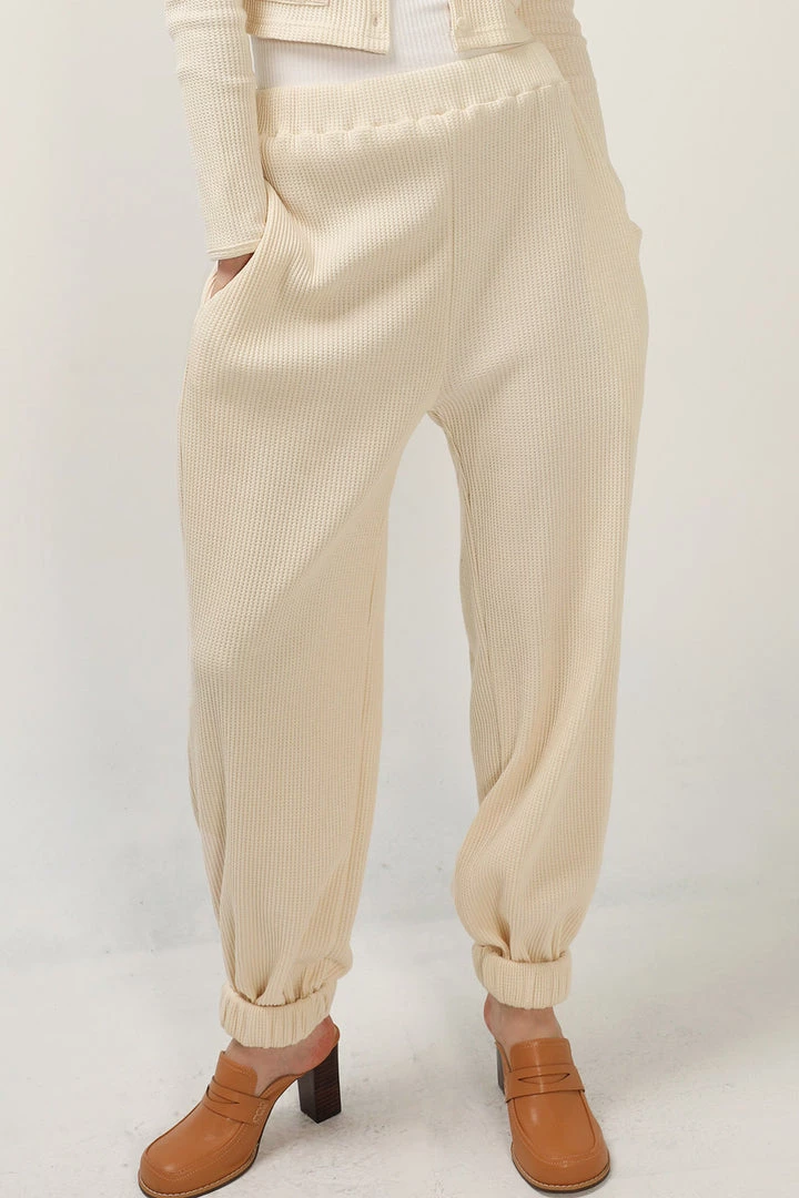 STORETS SALE CLOTHING Hannah Ribbed Cuffed Joggers