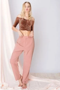 STORETS SALE CLOTHING Minnie Striped Off The Shoulder Top-2 Colors