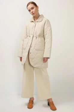STORETS Blair Quilted Borg Coat
