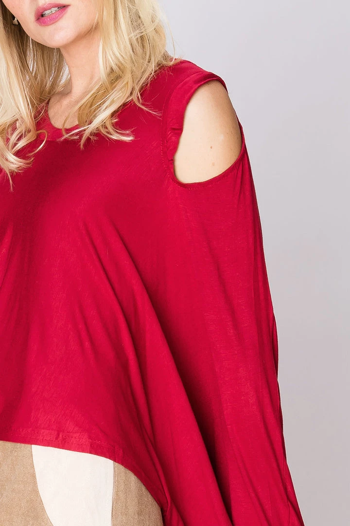 STORETS SALE Vera Waterfall Draped Top-2 Colors CLOTHING