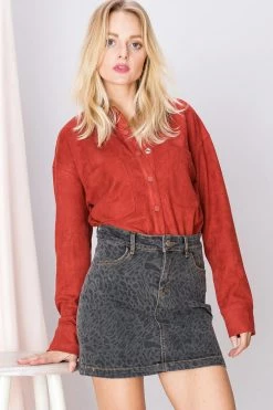 STORETS SALE Felicity Collared Bodysuit-2 Colors CLOTHING