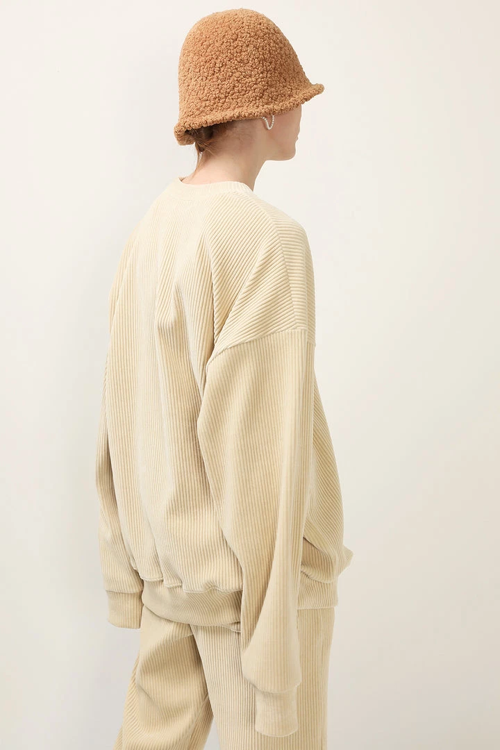 STORETS Influencer Nevaeh Cord Oversized Top