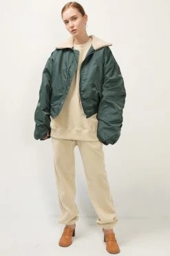 STORETS Talia Borg Bomber Jacket CLOTHING