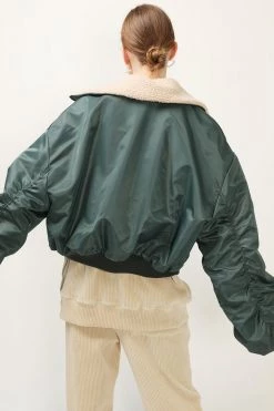 STORETS Talia Borg Bomber Jacket CLOTHING