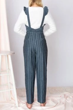 STORETS SALE CLOTHING Zoralie Striped Jumpsuit