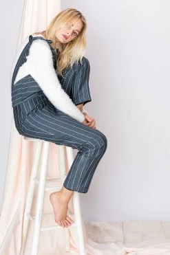 STORETS SALE CLOTHING Zoralie Striped Jumpsuit