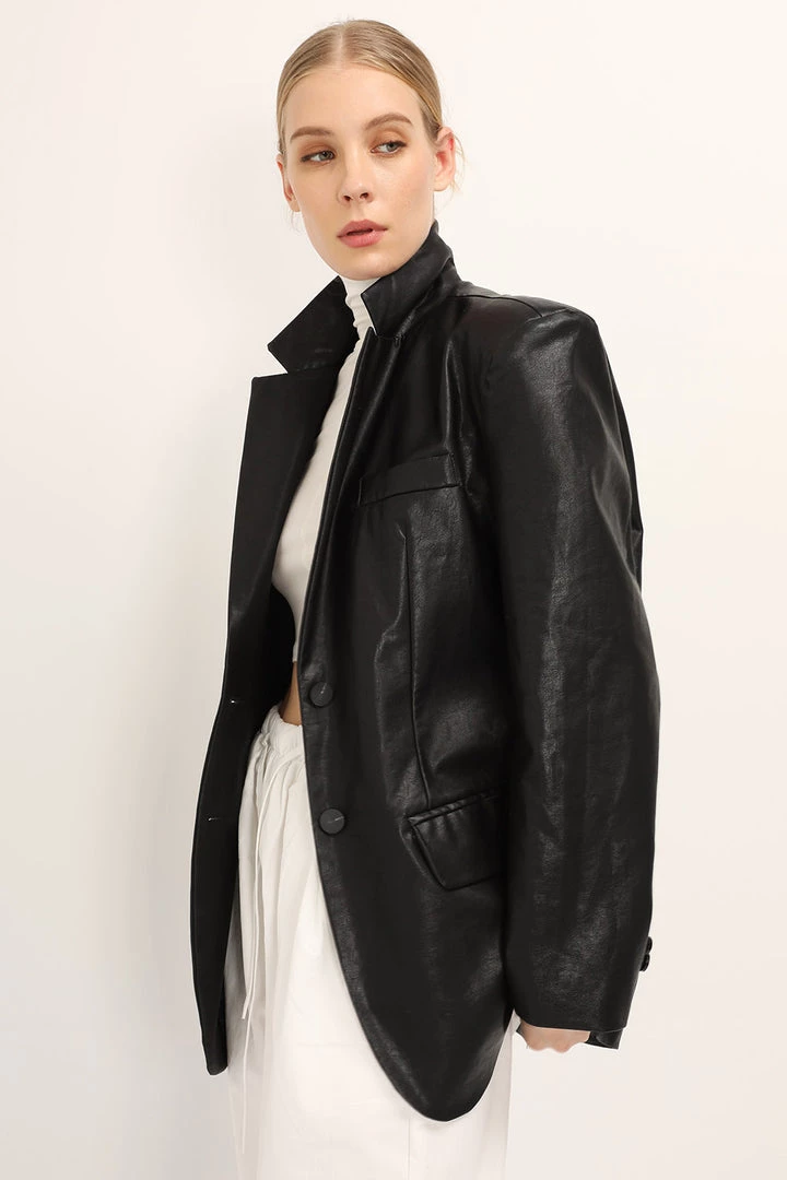 STORETS SALE Eden Pleather Jacket CLOTHING