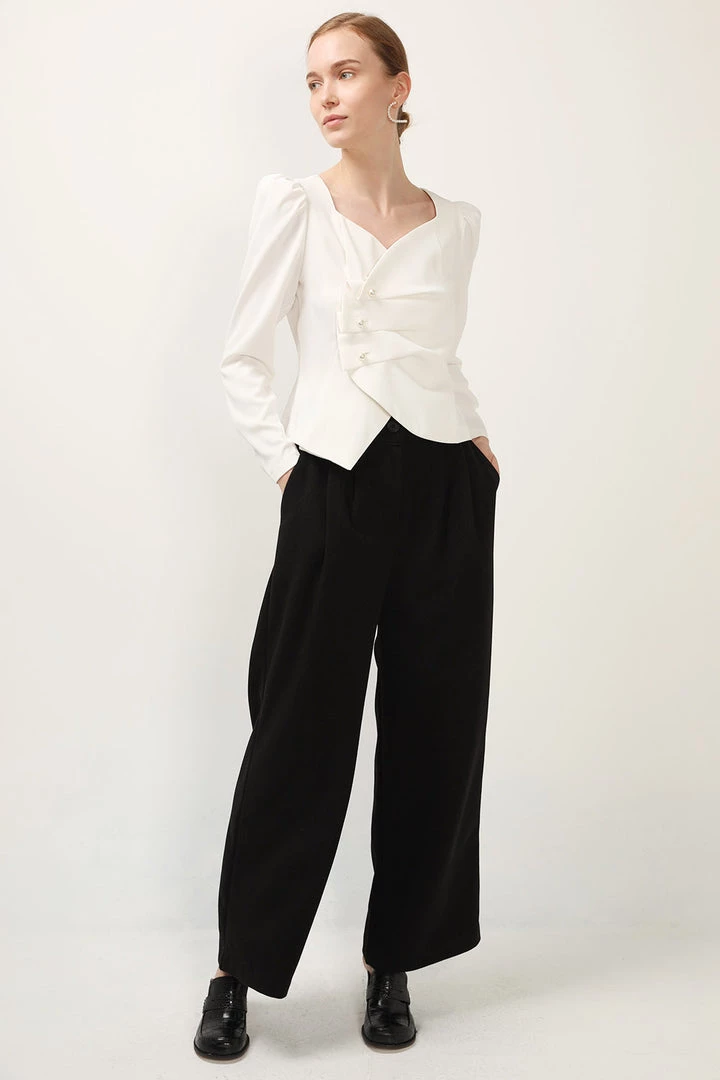 STORETS Charlotte Origami Detail Blouse